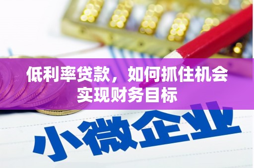 娄星低利率贷款，如何抓住机会实现财务目标