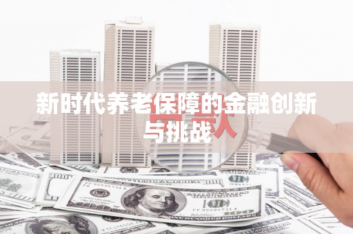 娄星新时代养老保障的金融创新与挑战