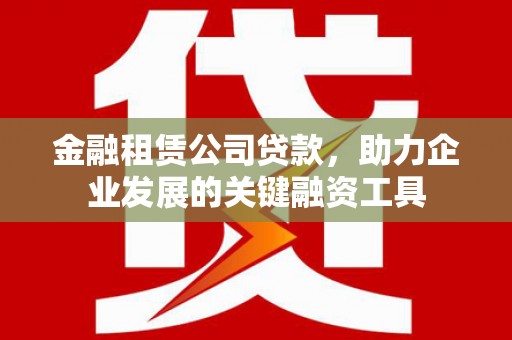娄星金融租赁公司贷款，助力企业发展的关键融资工具