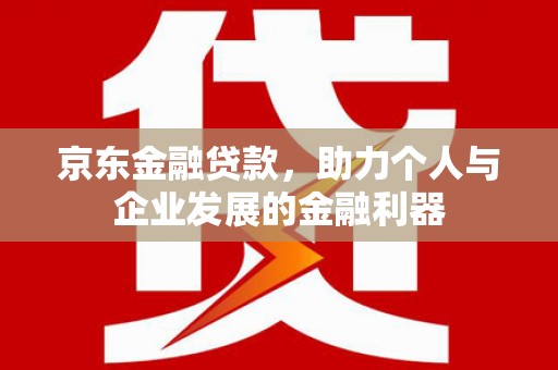 娄星京东金融贷款，助力个人与企业发展的金融利器