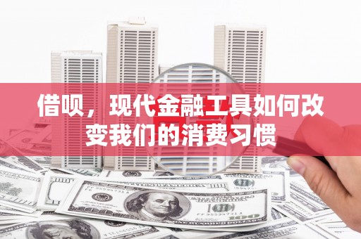 娄星借呗，现代金融工具如何改变我们的消费习惯