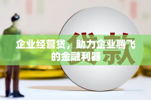 娄星企业经营贷，助力企业腾飞的金融利器