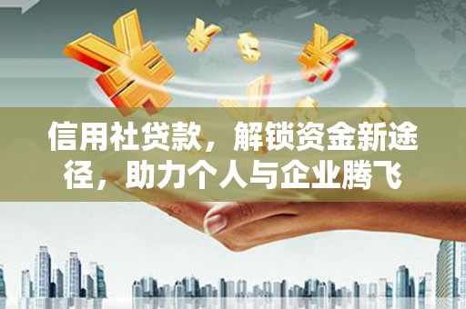 娄星信用社贷款，解锁资金新途径，助力个人与企业腾飞