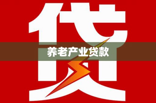 娄星养老产业贷款