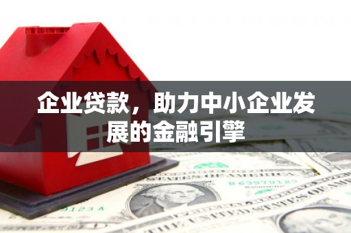 娄星企业贷款，助力中小企业发展的金融引擎