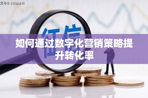 娄星如何通过数字化营销策略提升转化率