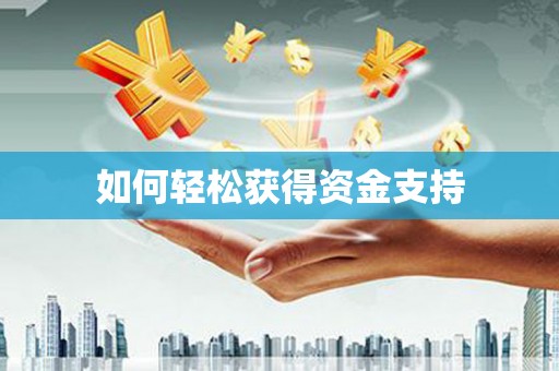 娄星如何轻松获得资金支持